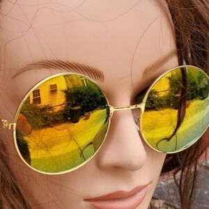 Retro‎ Hippy Circle frame sunglasses